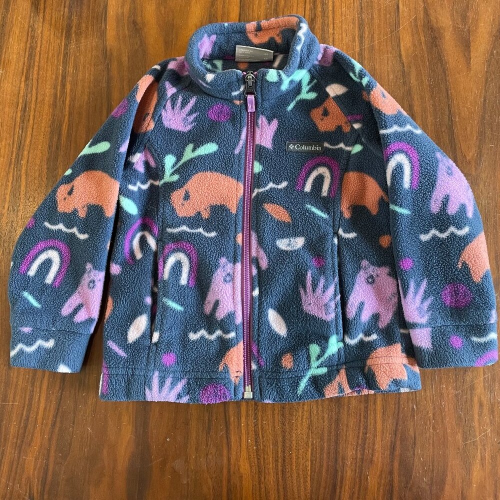 Columbia Girls Zip Fleece 2T